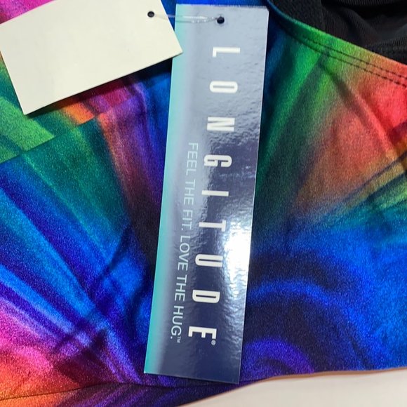 NWT Longitude Twisted Ways Multicolor One Piece Swimsuit - Picture 5 of 5